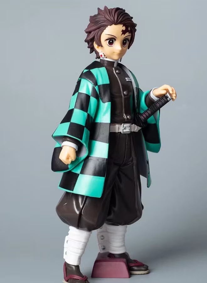 The Super-sized Standing Tanjirou Assembly Handmade Model Desk Decoration Toy 24 cm - Image 4