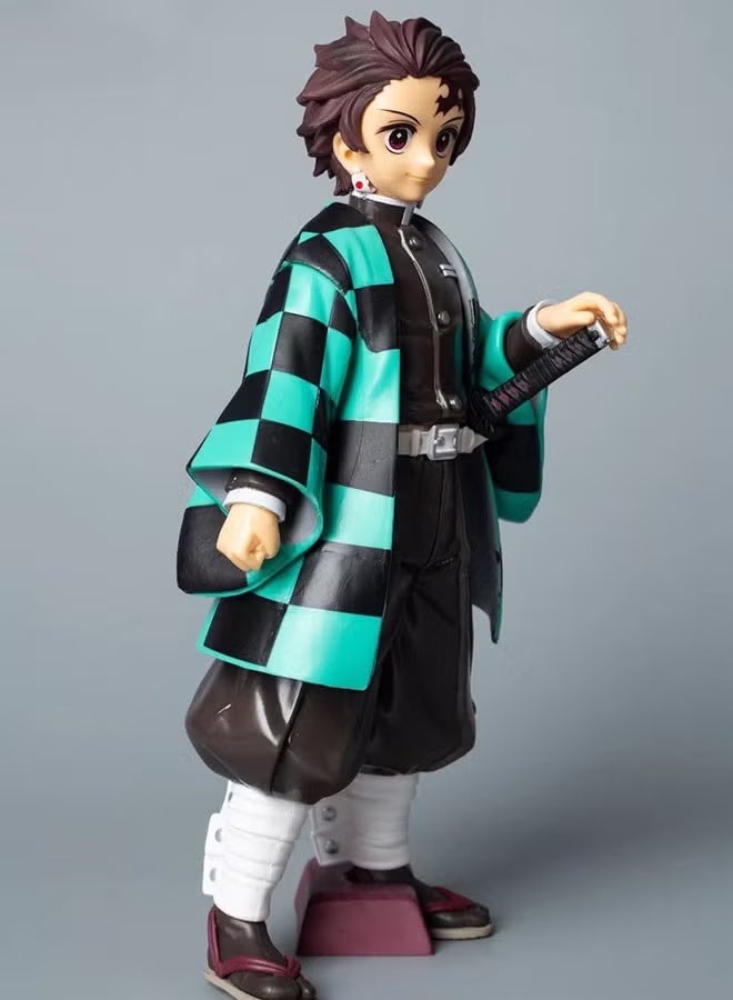 The Super-sized Standing Tanjirou Assembly Handmade Model Desk Decoration Toy 24 cm - Image 3