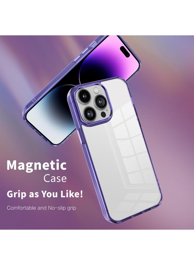 اس-توب جراب لهاتف iPhone 15 Pro بلون ثلجي شفاف من مادة البولي يوريثين الحراري الهجينة - Image 3