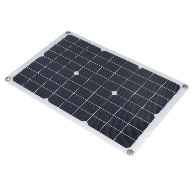 Flexible Solar Panel: 12V Monocrystalline Waterproof 30° Bendable - Anti-Discharge Blocking Diode Solar Panel Charger for Outdoor Camping Marine Vehicle Use - Image 4