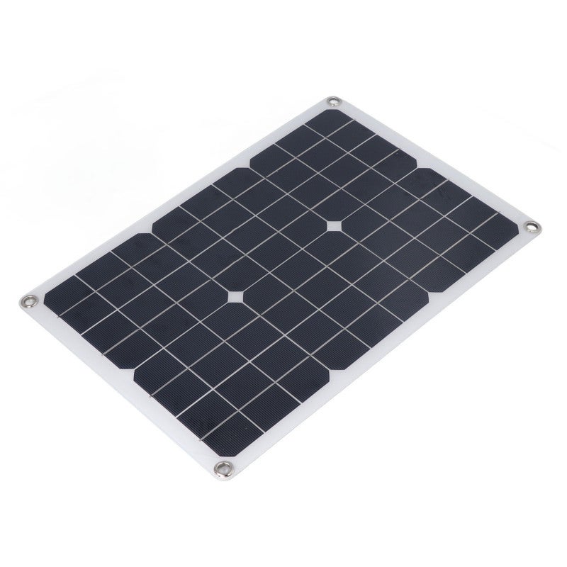 Flexible Solar Panel: 12V Monocrystalline Waterproof 30° Bendable - Anti-Discharge Blocking Diode Solar Panel Charger for Outdoor Camping Marine Vehicle Use - Image 3