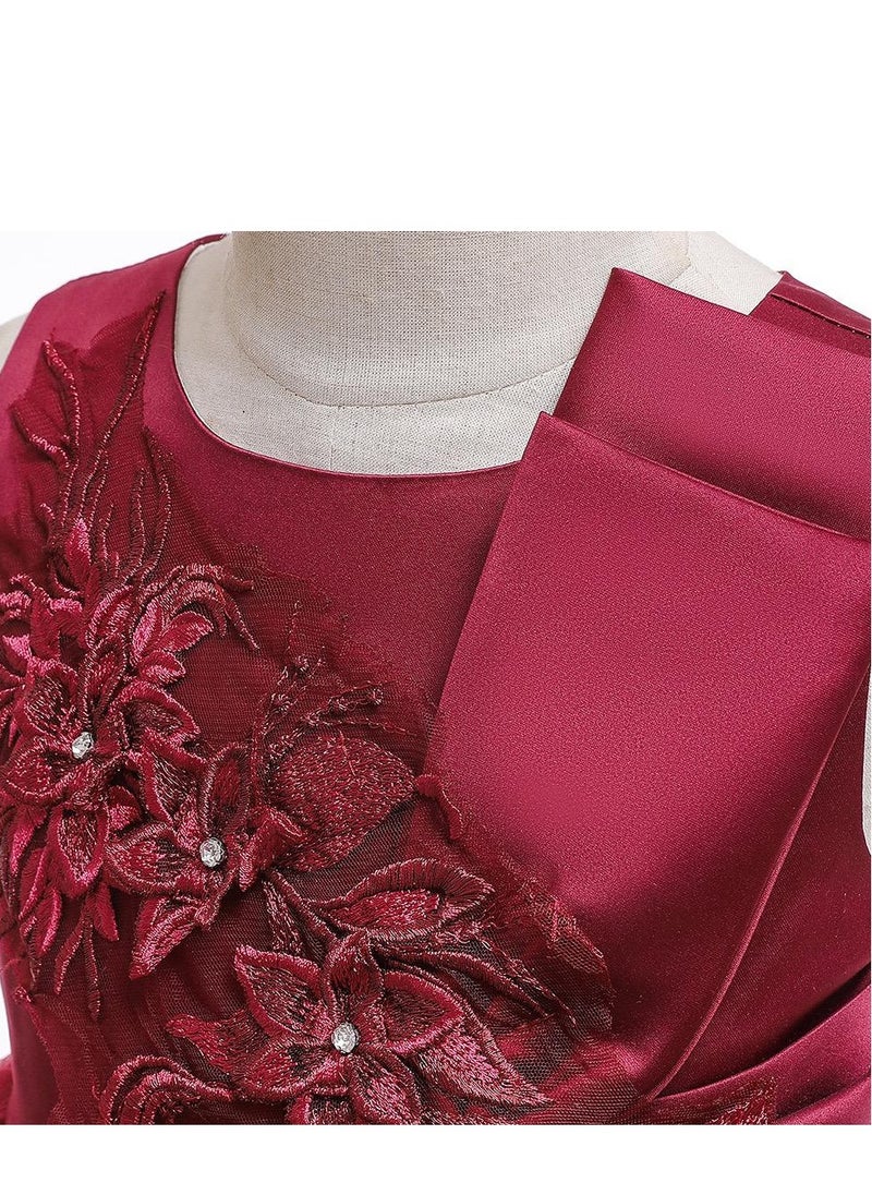 Best Gift Fashion - Kids Birthday Party Dresses Red Color - Image 1