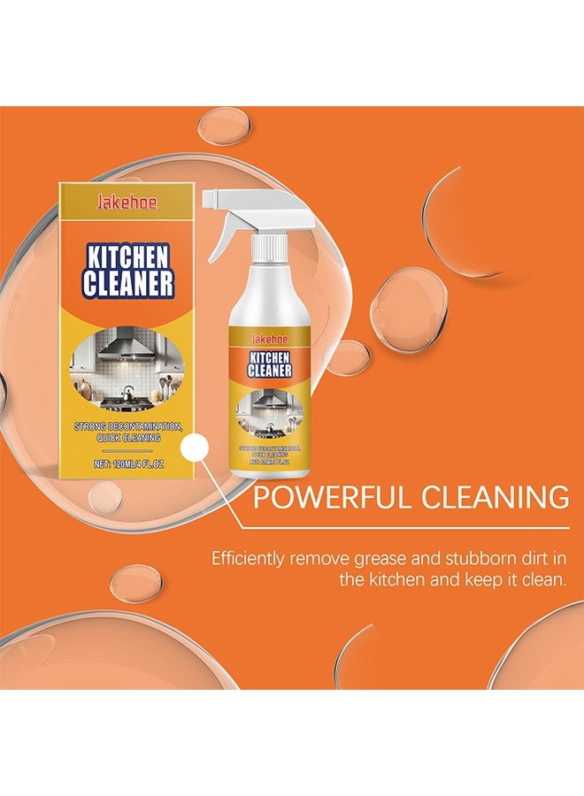Jakehoe Kitchen Cleaner,Kitchen Degreaser Foam Spray, Heavy-Duty Cleaner for Grease Stains on Cooktops, Ovens, Pots Rangehoods, Powerful ,120ml - Image 4