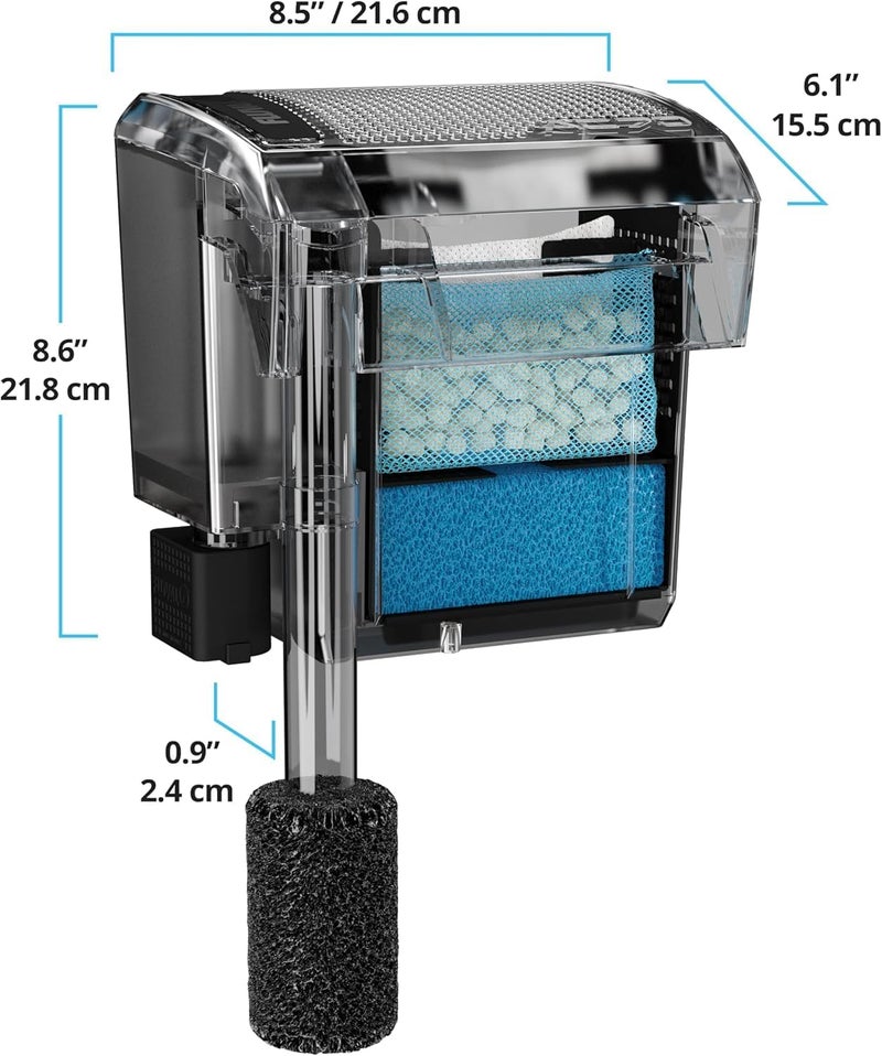 Aquaclear 70 Power Filter, Fish Tank Filter for 40- to 70-Gallon Aquariums, Black - Image 2