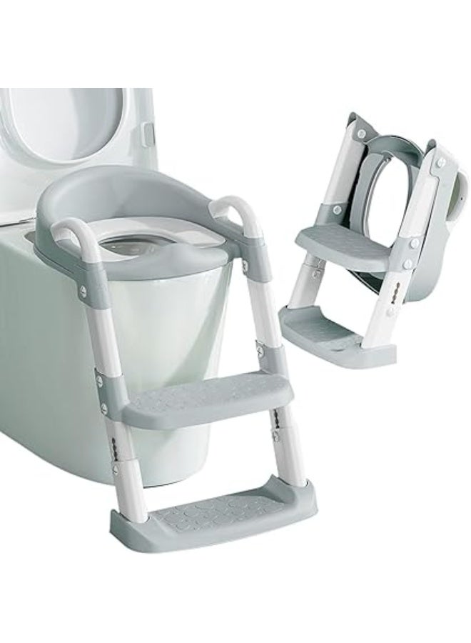 HAPZEY Kids Toilet Trainer Seat with Anti-Slip Base & Splash Guard Comfortable Toddler Potty Training Seat for Boys & Girls Safe, Durable & Easy-to-Clean Toilet Training Seat for Babies & Toddlers Universal Fit Lightweight Toilet Trainer for Home & Travel Use - Image 1