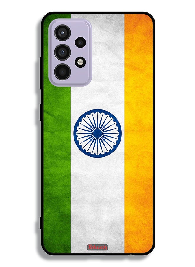 Tolwak Samsung Galaxy A52s 5G Protective Case Cover Luminous Indian Flag - Image 1