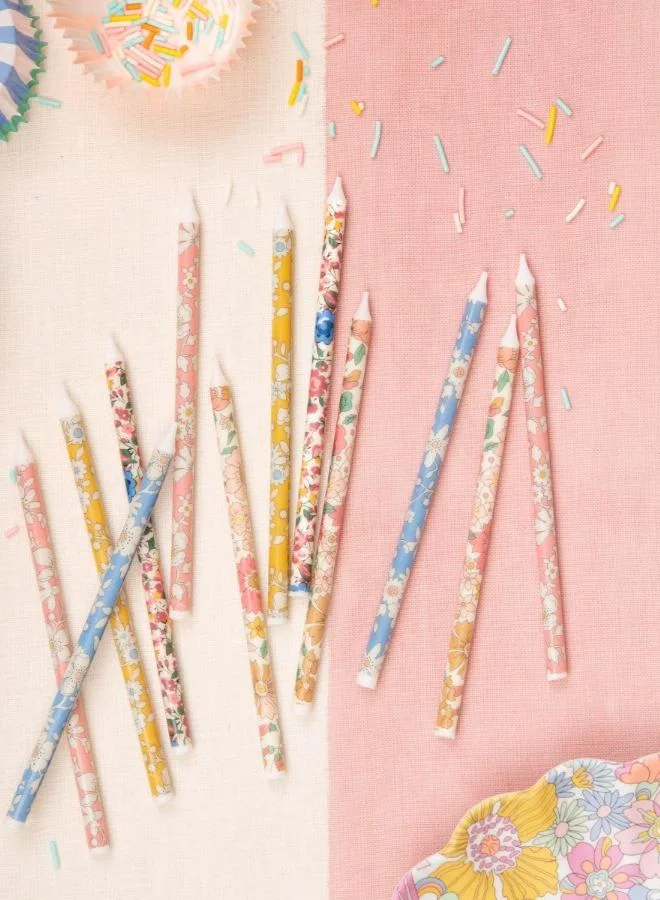 Meri Meri Meri Meri x Liberty Mixed Print Party Candles