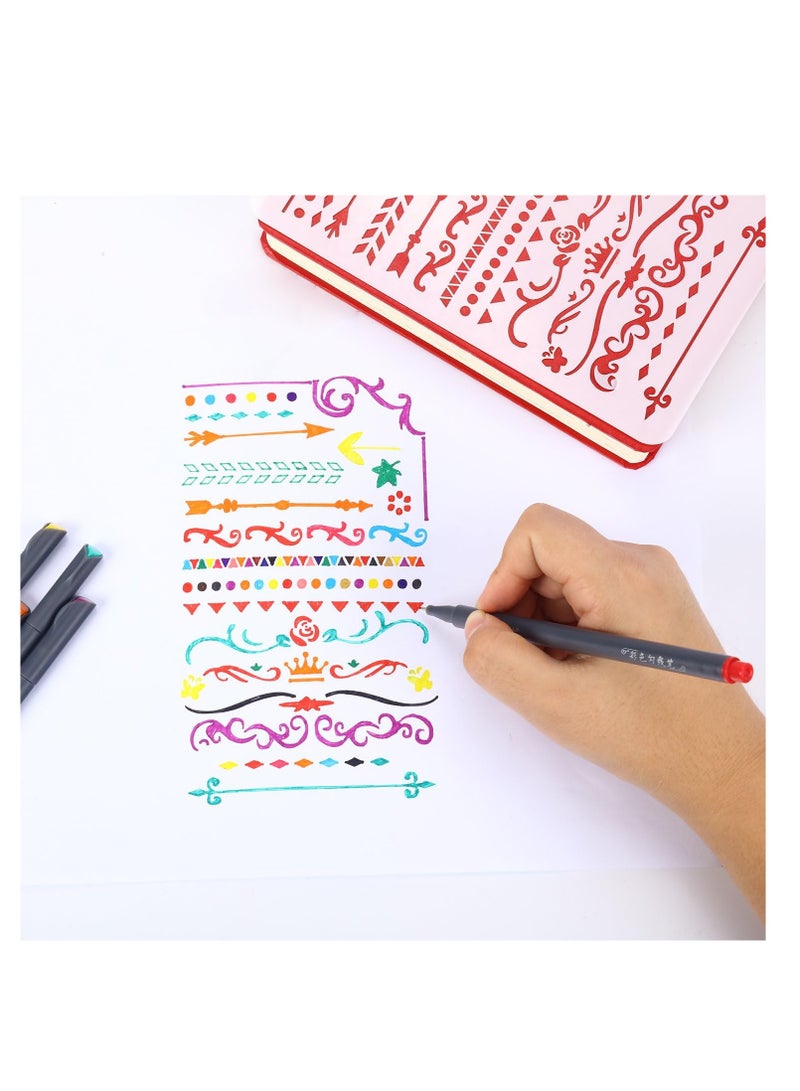iBayam iBayam Journal Planner Pens Colored Pens, Office School Supplies, Fine Point Fineliner Drawing Art Markers for Bullet Journaling Scrapbooking Notebook Writing Note Taking Calendar Stationary, 18-Color  - Image 5