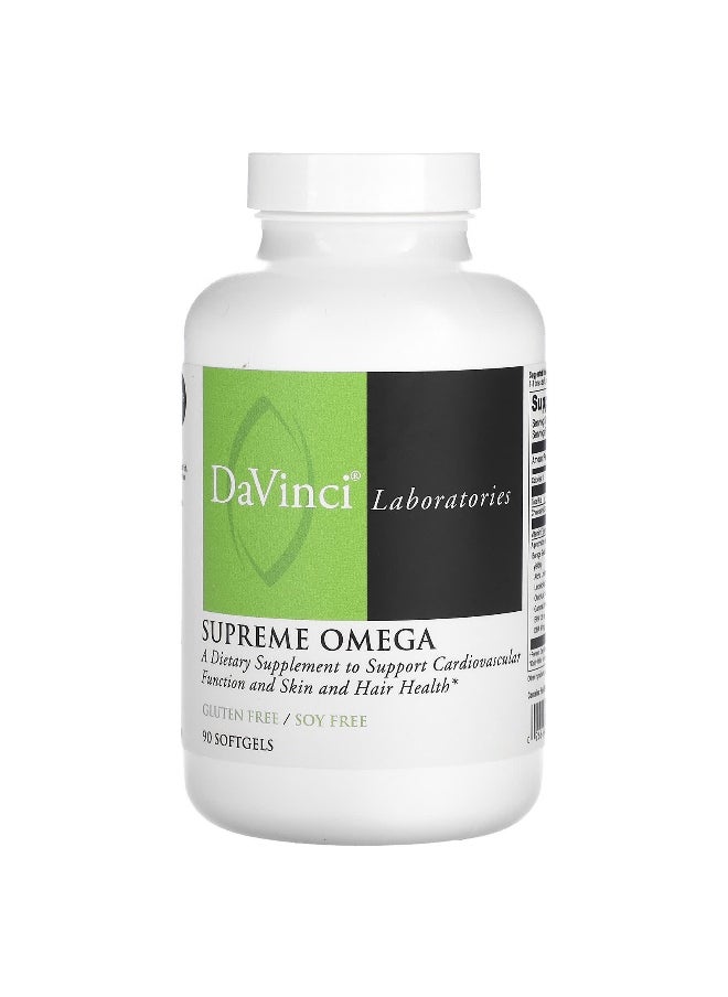DaVinci Laboratories DaVinci Laboratories, Supreme Omega, 90 Softgels  - Image 1