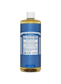 Dr. Bronner's Dr. Bronner Hemp Peppermint Pure Castile Oil Made with Organic Oils Certified - 25 Fl Oz (Pack of 2)  - Image 3