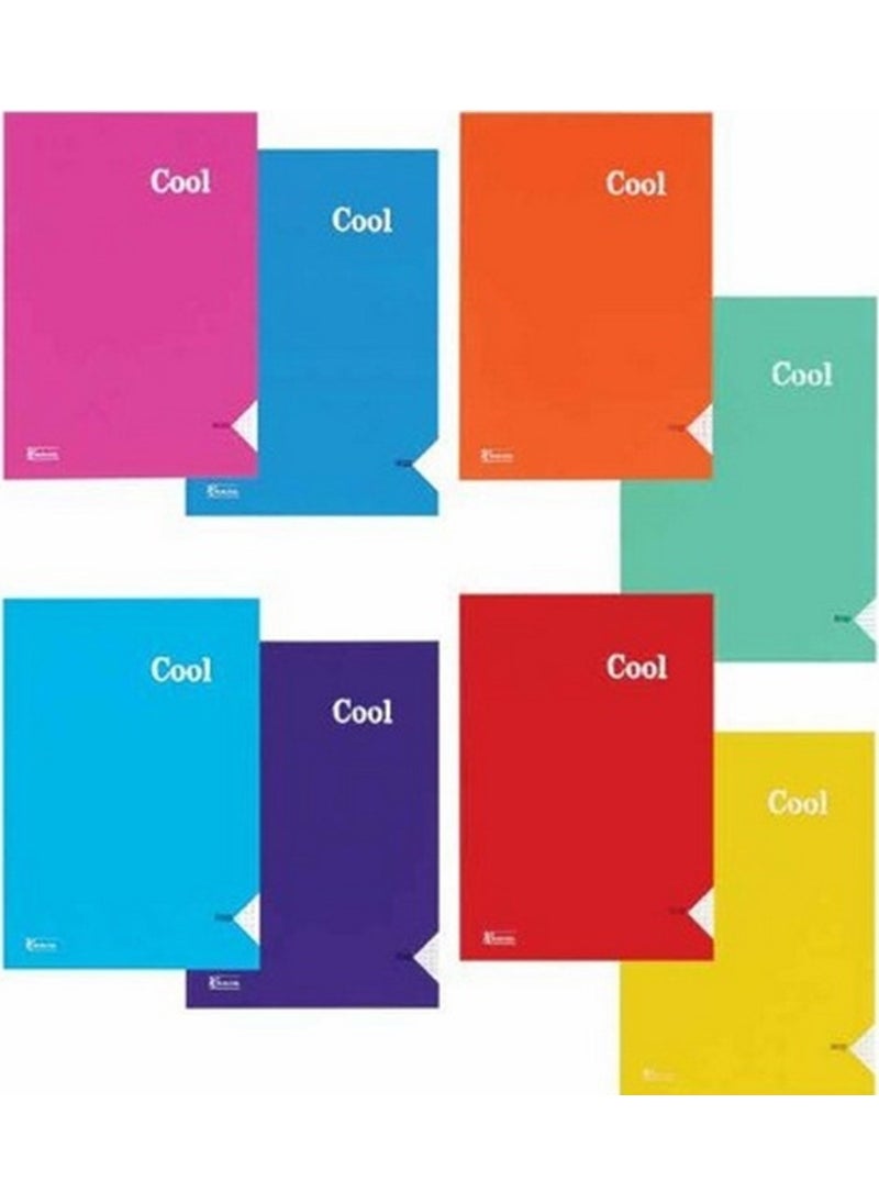 Keskin Color Cool A4 40 Sheets Plastic Cover Checkered Music Notebook  - Image 2