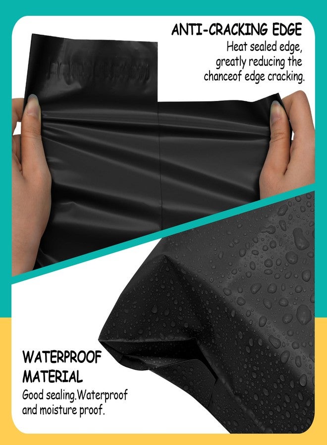 Vapulcio Poly Mailers - 10x13 inch 25 Pcs Black Shipping Bags with 2.4mil Thickness, Waterproof and Tear Resistant Mailing Envelopes, Privacy Protected Self Seal Packaging Bags for Small Business - Image 4