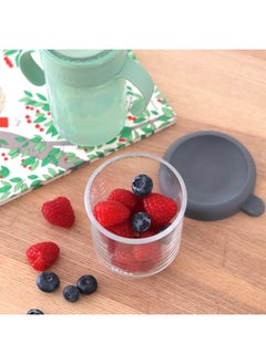 BEABA Glass Baby Food Storage Jars With Airtight Lid, Mineral, 250Ml  - Image 4