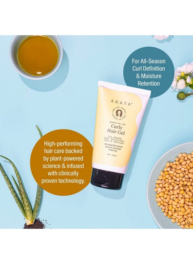 ARATA Advanced Curl Care Curly Hair Cream 50 Ml & Advanced Curl Care Curly Hair Gel 50 Mlintensive Moisture & Allseason Curl Definition Natural Oils Protein Aloe Vera & Shea Butter Cg Approved - Image 3