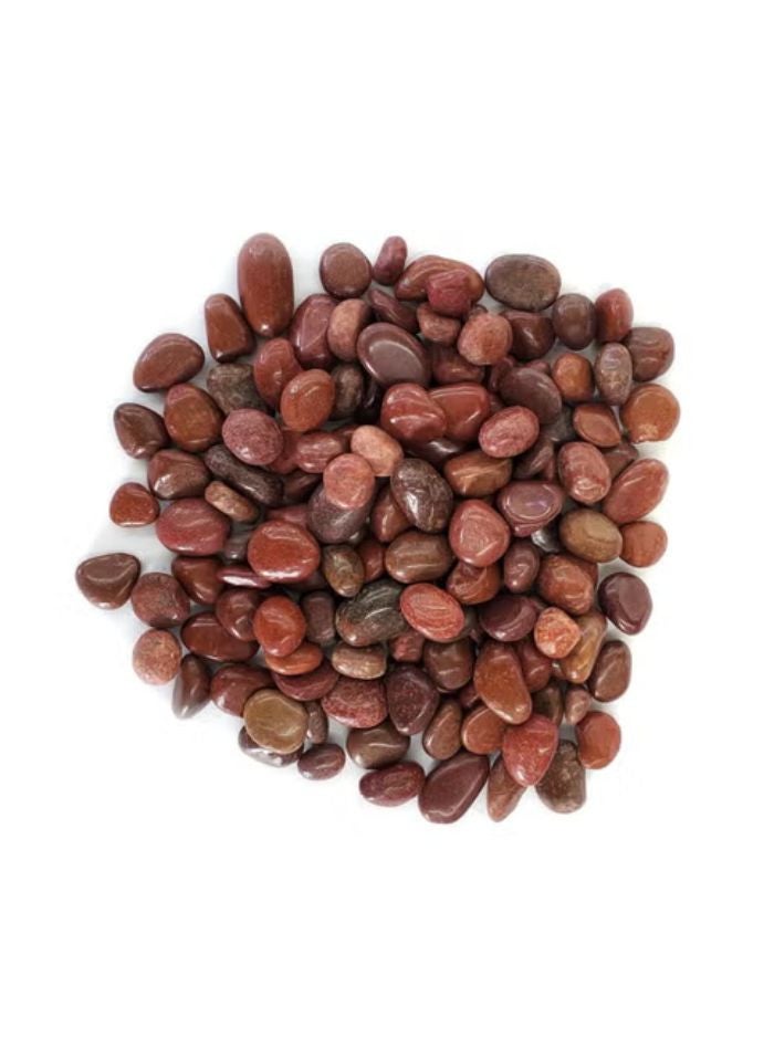 vsell24 10KG 5–8 cm Extra Large Red River Rocks – 100% Natural Decorative Pebbles for Plants, Landscaping, Succulents, Aquariums, Terrariums & Garden Décor - Image 1