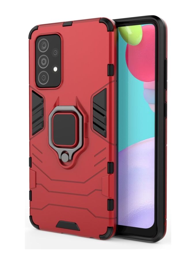 Arabest Protective Case Cover for Samsung Galaxy A52 5G Red