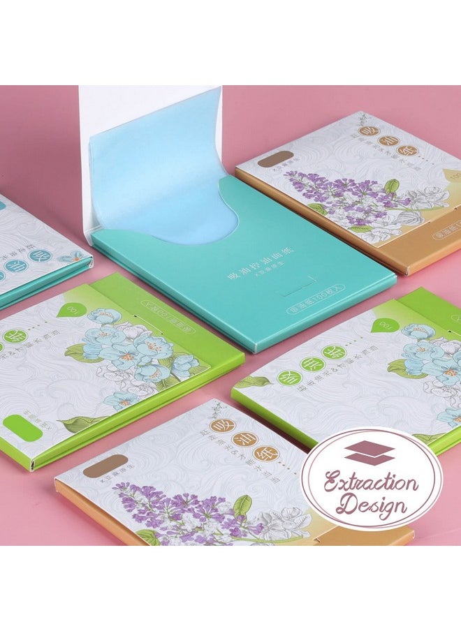 HNYYZL Blotting Paper, Hnyyzl Oil Absorbing Sheets For Oily Skin 600 Sheets, Oil Control For Face, Makeup Blotting Paper, Natural Oil Absorbing Facial Blotting Sheets For Oily Skin Care (Pack Of 6)  - Image 5
