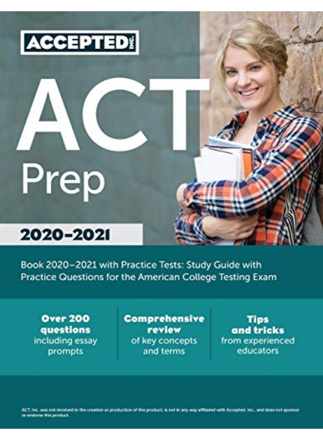 Act Prep Book 20212022 With Practice Tests Study Guide With Practice Questions For The American Co