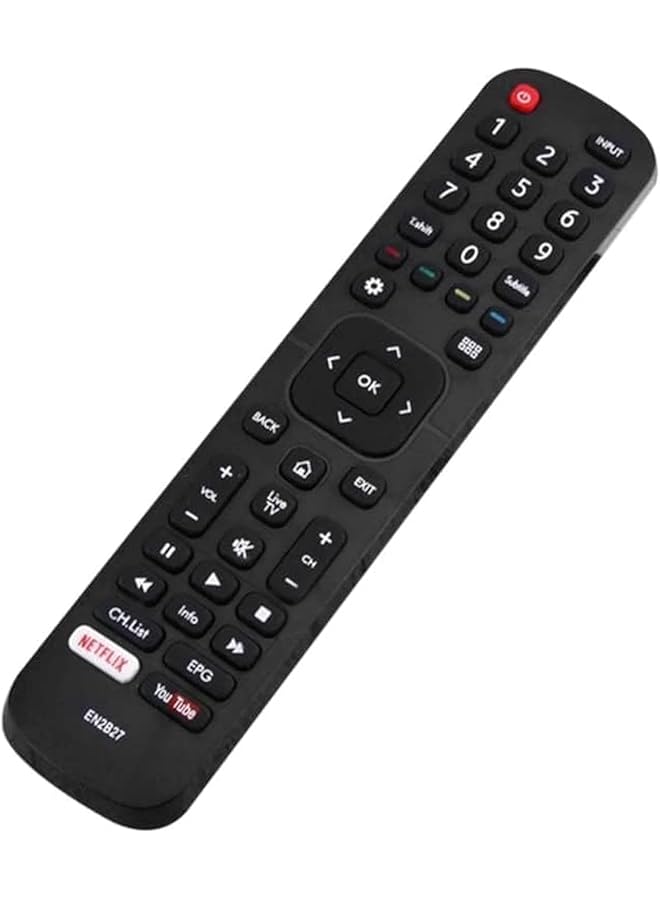 The Bros Remote Control for Hisense Television EN2B27 RC3394402 / 01 3139 238 29621 EN2B27 - Image 1