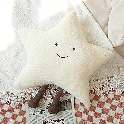 conrtems Moon Star Sun Pillow Sofa Cushion Decorative Lumbar Support Pillow Soft Plush Decorative Pillow 15inches Star - Image 1