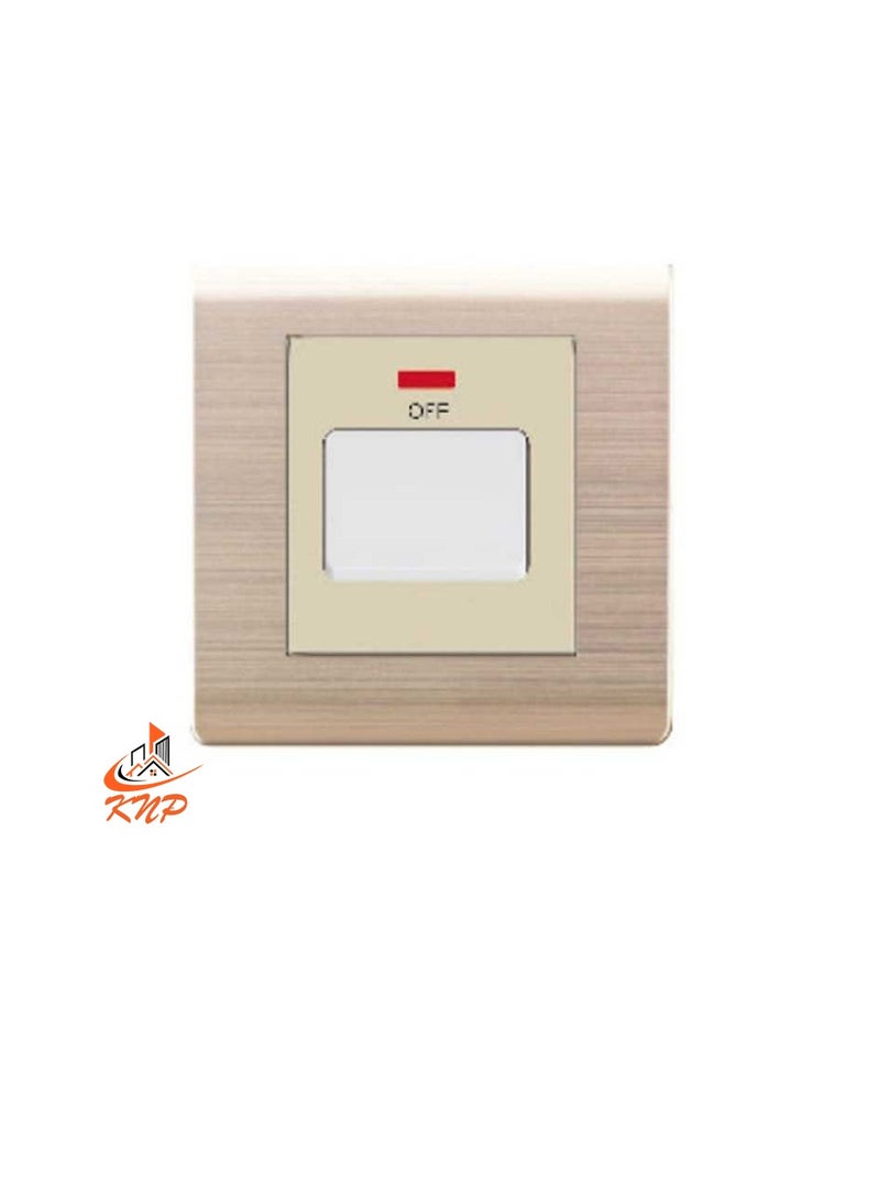 KNP 20A DP Switch - Gold - Image 1