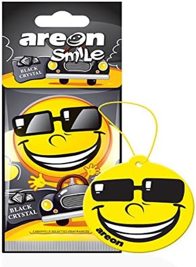 Areon Smile Car Air Freshener Black Crystal