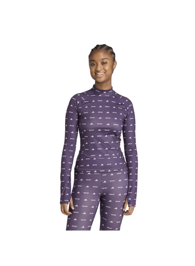 Adidas Adidas Long Sleeve Top W Purple Not Sports Specific Other Shirts For Women