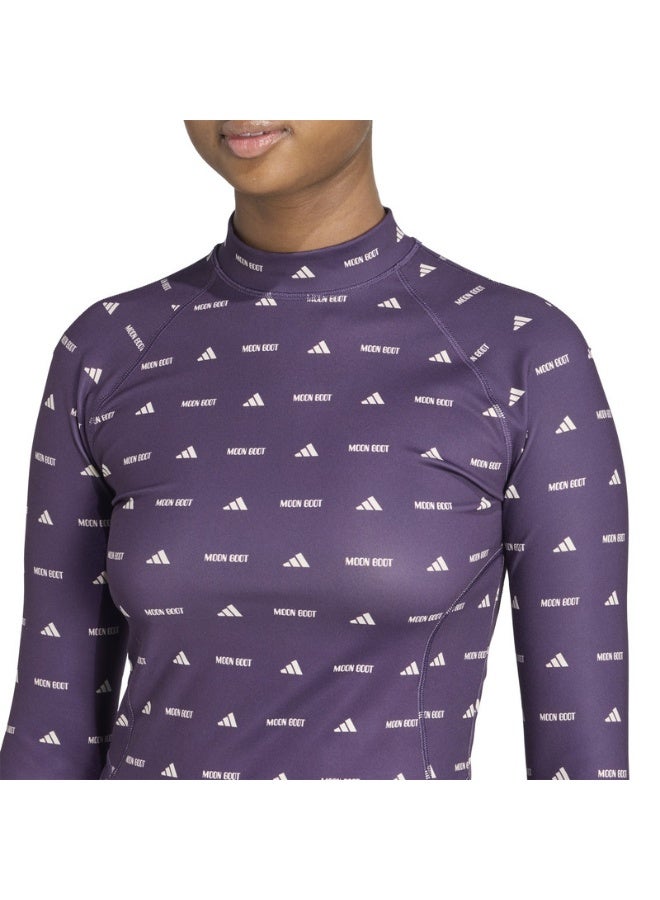 Adidas Long Sleeve Top W Purple Not Sports Specific Other Shirts For Women - Image 5