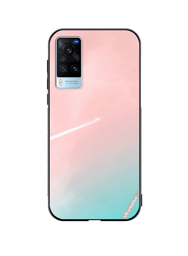 VR CREATIVE Protective Case Cover For Vivo X60 Aero Pink Design Multicolour - Image 1