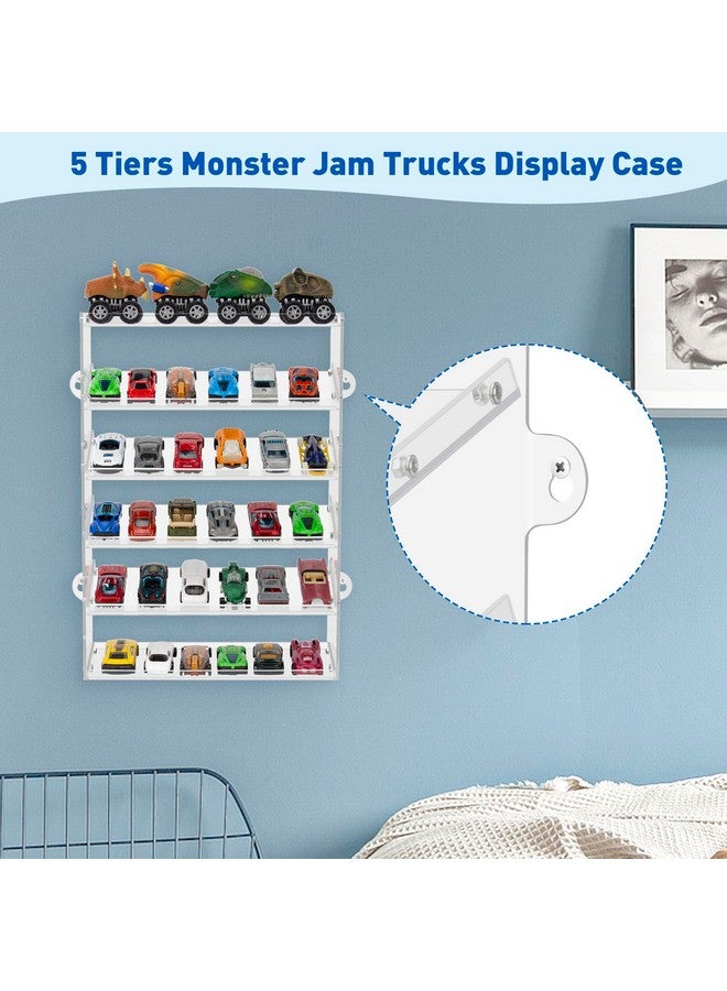 KISLANE Transparent Acrylic Display Case for Hot Wheels & Matchbox Cars, 6 Tiers Matchbox Cars Display Case, Sturdy Assembly Storage Case Display of 48 Hot Wheels Matchbox Cars (6- Tiers) - Image 3