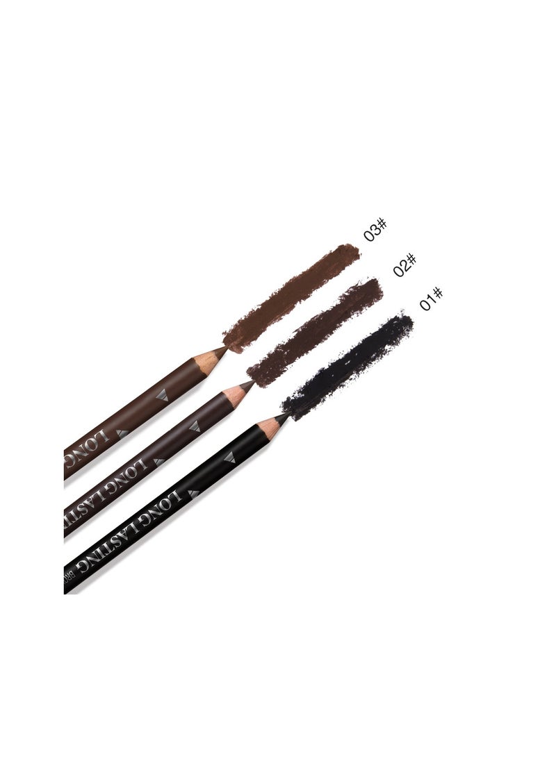 Mn Long Lasting Brow Pencil Set Of 12 Pieces  - Image 2