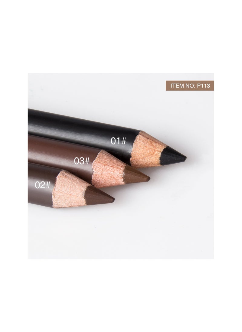 Mn Long Lasting Brow Pencil Set Of 12 Pieces  - Image 4