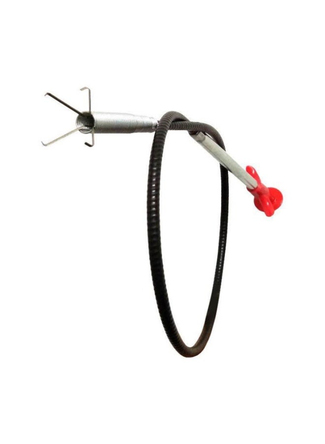 Fixer Stainless Steel 160cm Long Braided Wire Sewer Dredging Tools with Retractable Claw Clog Water Pipe Drain Sink Cleaner Snake Unblocked Kitchen Bath Rod Hair Remover (Pack of 1, 160 cm) - Image 4