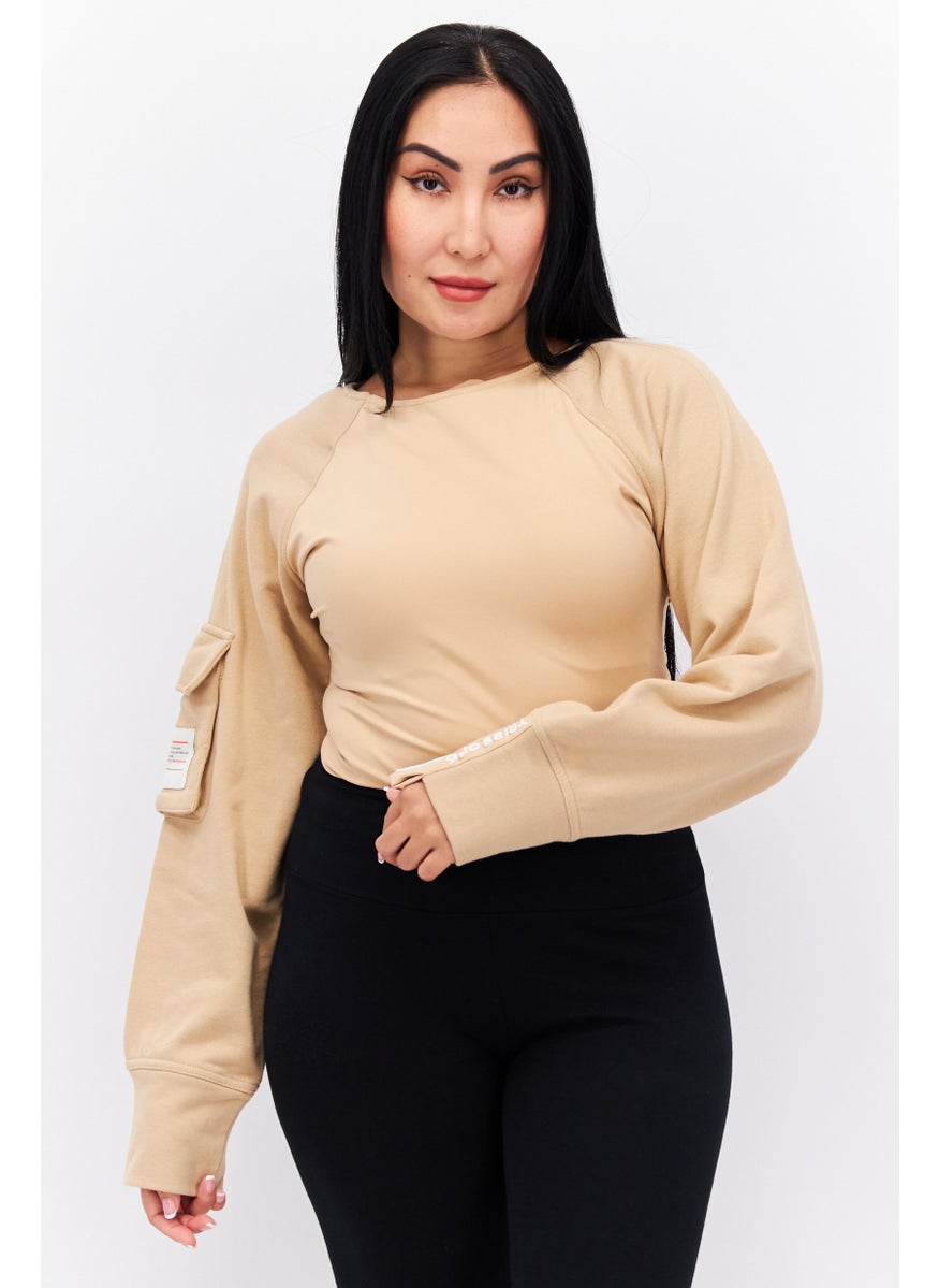 Women Plain Long Sleeve Bodysuit, Tan - pzsku/Z8BC99503E049339E2156Z/45/_/1737642395/3ba4fa1f-8ade-40d0-b747-8666790a7710