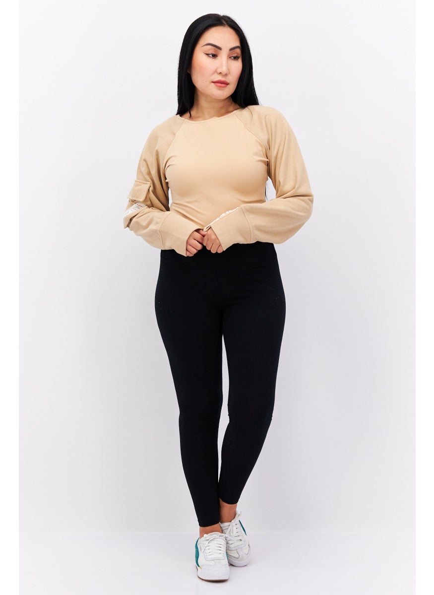 Women Plain Long Sleeve Bodysuit, Tan - pzsku/Z8BC99503E049339E2156Z/45/_/1739715454/ea18e3e6-96c1-409a-a3e9-1bf49a9b3aea