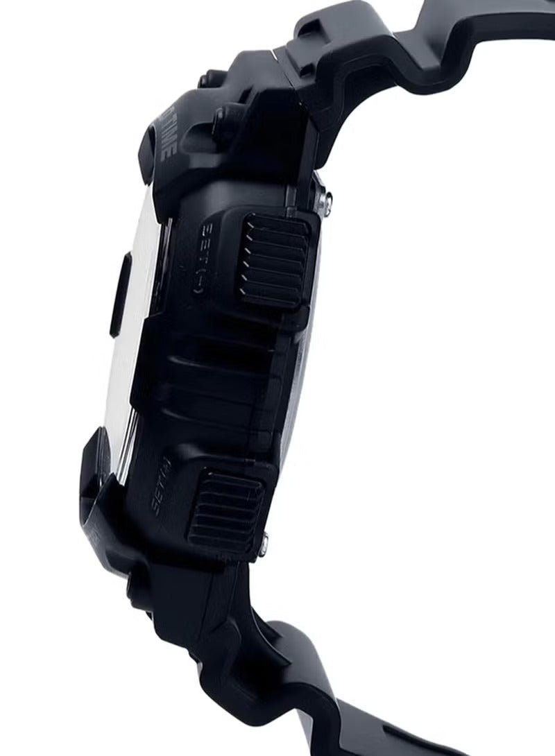 CASIO Men's Synthetic Analog & Digital Quartz Watch AEQ-110W-1BVDF - 47 mm - Black - Image 4