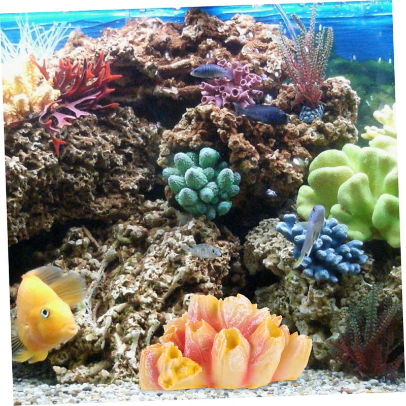 Artificial Coral Reef Decor Sea Anemone Style Aquarium Ornament 1 Piece - Image 5