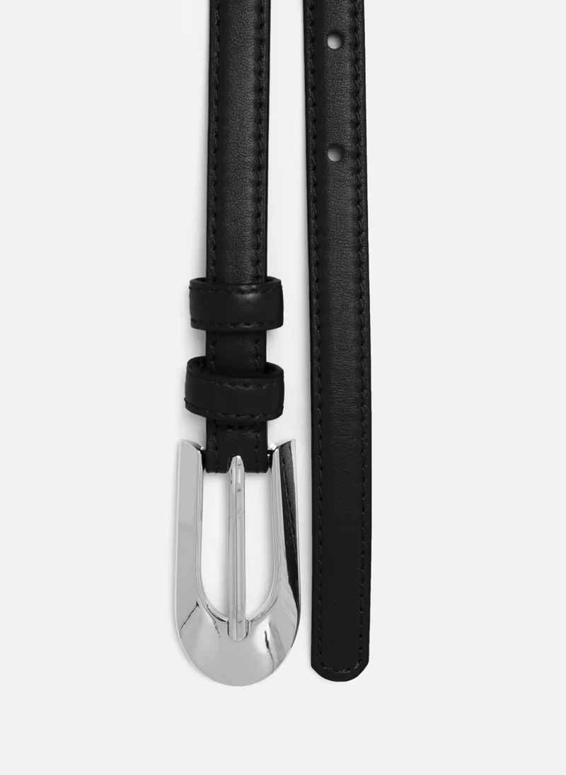 Lichi  Slim belt with wide buckle for Women | Best Price UAE