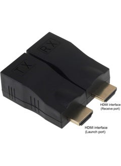 Aookay [Upgraded] HDMI to RJ45 Extender, HDMI Converter Repeater, 2 Pack HDMI Extender Transmitter and Receiver Network RJ45 Over Ethernet LAN Cat 5e / 6 / 6e, Support HDTV 1080P 3D (1 Pair)  - Image 5