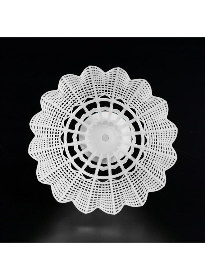 هومستر مكوك البادمينتون, 6 قطع نايلون مكوك البادمينتون, المتانة, الاستقرار شاتلكوك للخارج, داخلي, الرياضة, الأنشطة, التدريب, الأبيض - Image 3