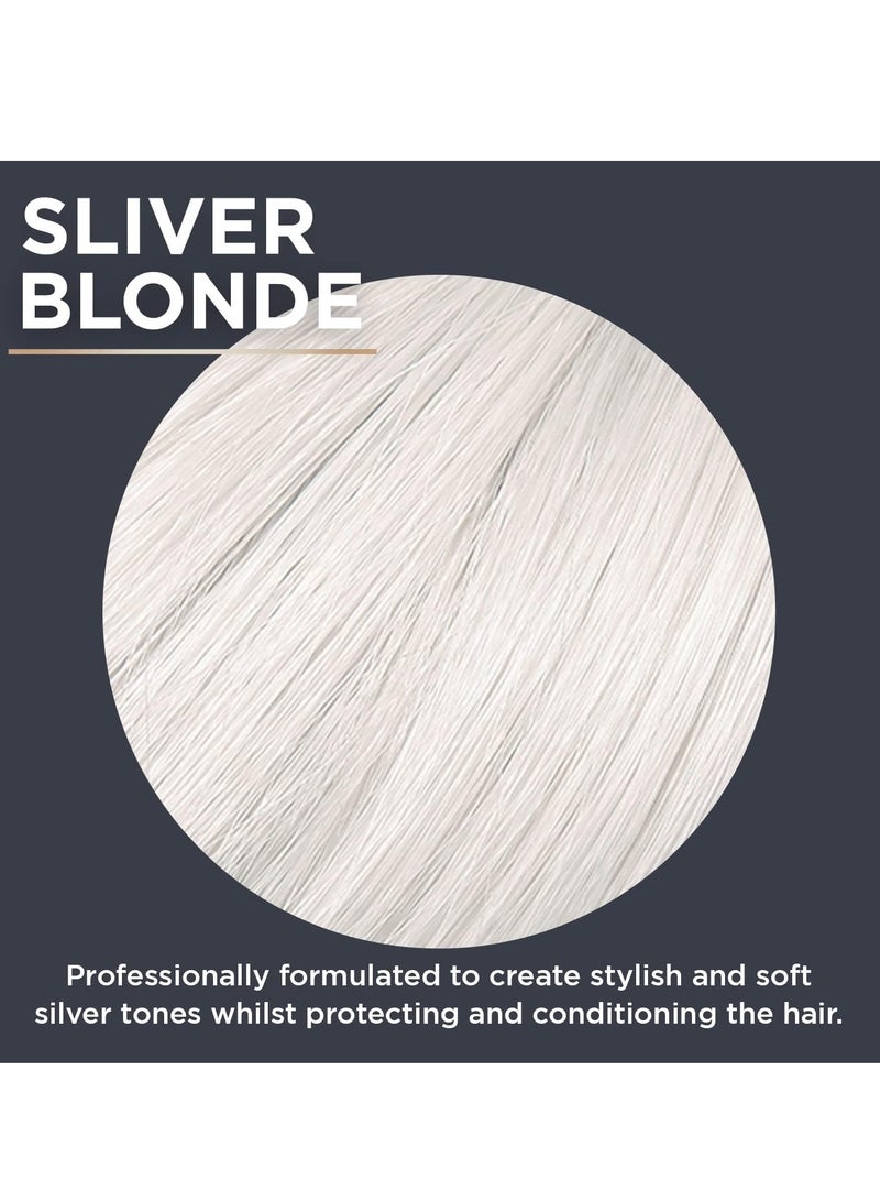 جيروم روسيل صبغة شعر فضية غير دائمة من Russell Bblonde Maximum Colour للشعر الأشقر الطبيعي والمُفتح مسبقًا صبغة شعر فضية بدون أمونيا أو بيروكسيد تدوم حتى 8 غسلات 75 مل - Image 5
