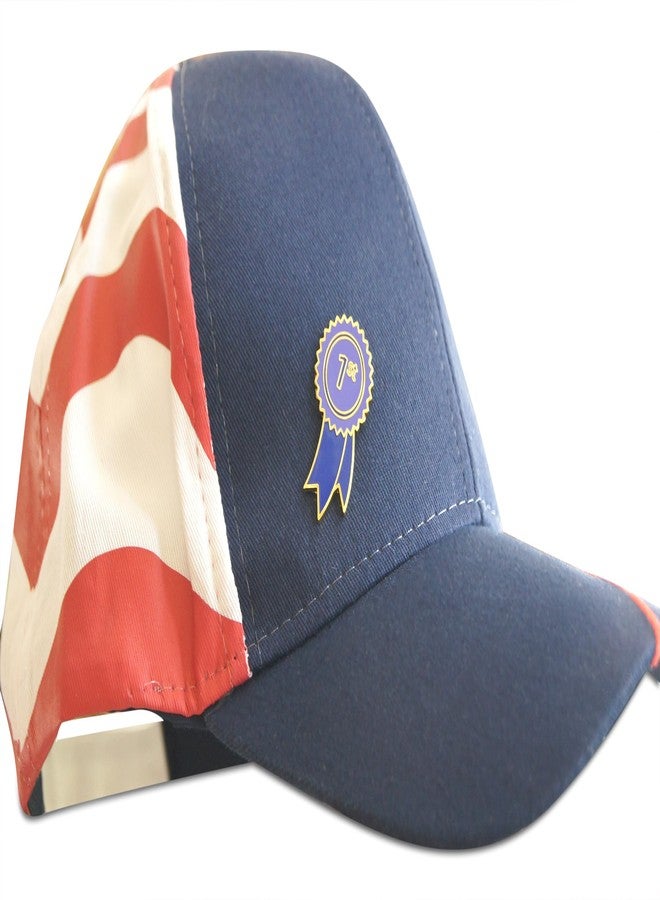 Novel Merk Blue Ribbon Contest Icons Lapel Pin, Hat Pin & Tie Tack Set - with Clutch Back (3- First Place) - Image 5