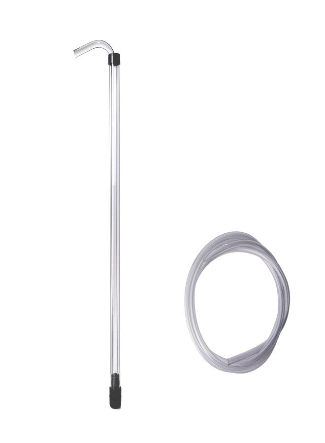 FastRack 3/8" Auto 8' ft Hose Siphoning Kit w/Food Grade BPA Free Plastic Tubing for Beer or Wine, Carboy Bottle Filling, Clear - Image 1