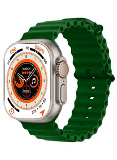 T900 Ultra NFC Bluetooth Call Wireless Charging Smartwatch (Green)