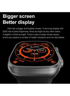 Generic T900 Ultra NFC Bluetooth Call Wireless Charging Smartwatch (Green)  - Image 3