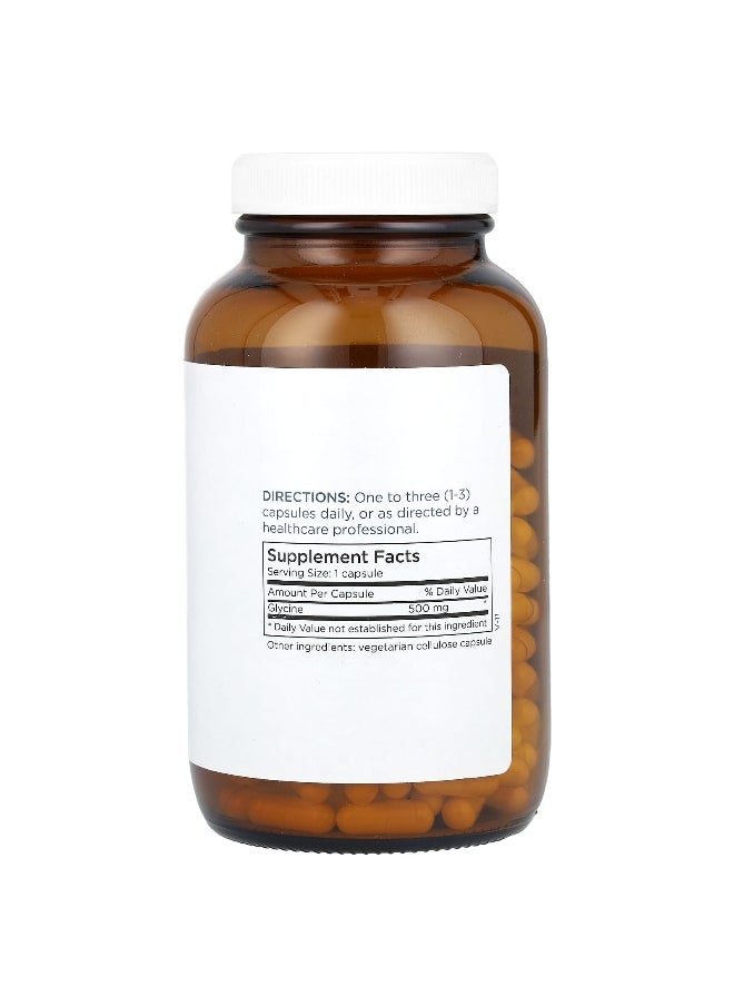 Metabolic Maintenance - Metabolic Maintenance, Glycine, 500 mg, 240 Capsules - Image 1