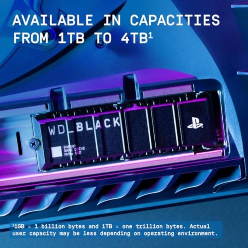 2TB SN850P NVMe M.2 SSD Officially Licensed Storage Expansion for PS5 Consoles, up to 7, 300MB/s, with heatsink - WDBBYV0020BNC-WRSN - Image 5