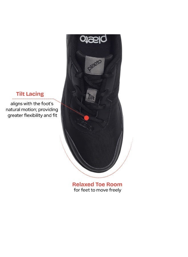 Plaeto Kids School Shoes for Boys & Girls – Lightweight, Durable, Comfortable All-Day Wear with Cushioned Sole, Breathable Design & Strong Grip for School, Sports and Daily Activities - Image 4