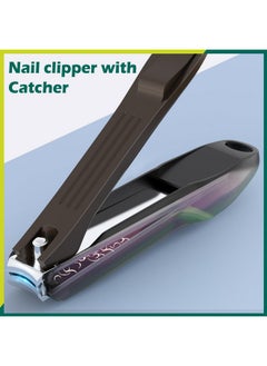 Nail Clipper With Catcher, 3 Pack No Splash Fingernail Toenail Clipper,Slanted Edge Nail Clippers Stainless Steel Nail Cutter Nail Trimmer, Good Gift For Men And Women - pzsku/Z8BC9FA089AB57965E195Z/45/_/1733729750/a9a2f7bf-cea6-4deb-a7cc-8c5d758476f3