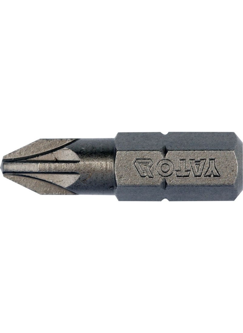 Yato YATO Screwdriver Bits 1/4"x25mm PZ2 10pcs/Box YT-78135 